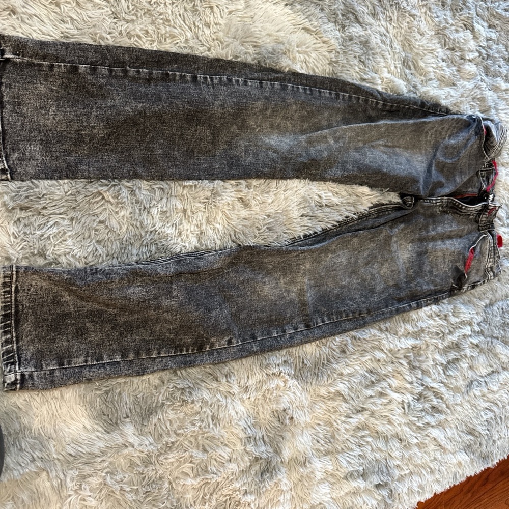 Wrangler boys Black Acid Wash Jeans